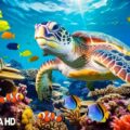 Under Red Sea 4K - Beautiful Coral Reef Fish in Aquarium, Sea Animals for Relaxation - 4K Video #116