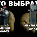 Внутренний или внешний? Какой аквариумный фильтр выбрать.